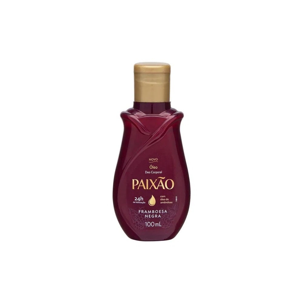 Óleo Corporal Paixão Framboesa Negra 100ml em Oferta na Shopee