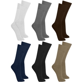 Kit com 6 Meias Social Clássica Masculina Lupo