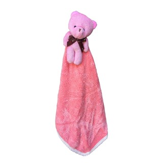 Toalha De Mão Naninha Para Bebê Paninho Para Dormir Personagem Ursinho Pelúcia Macia
