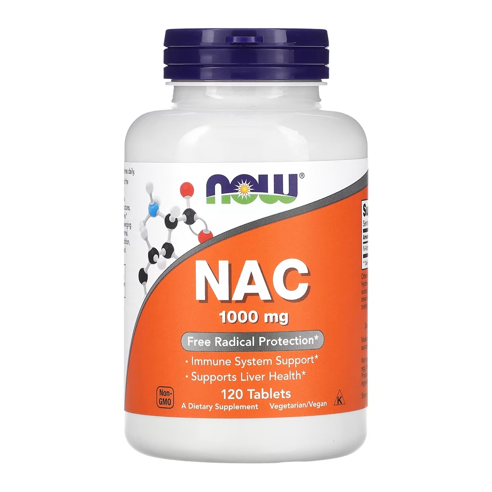Nac N-Acetilcisteína 1000mg Now Foods 120Tabs Importado em Oferta na Shopee