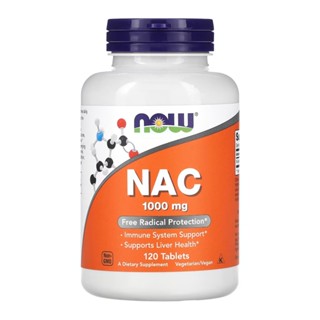Nac N-Acetilcisteína 1000mg Now Foods 120Tabs Importado
