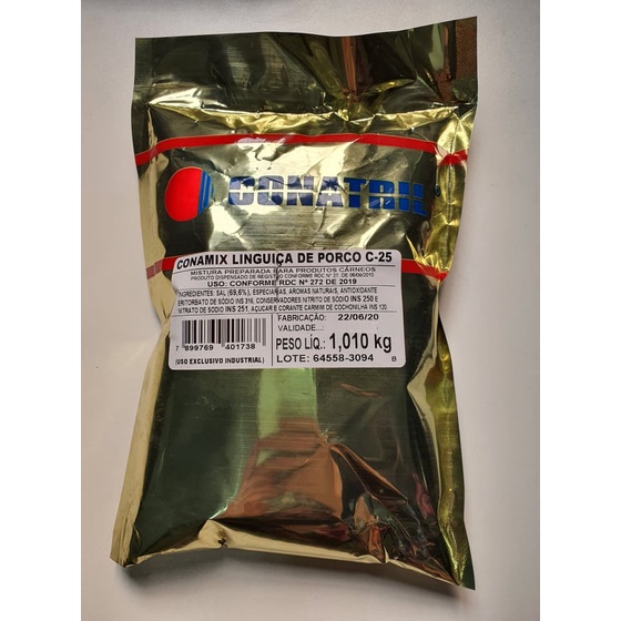 Conamix condimento tempero suíno Linguiça De Porco C-25 1 kg