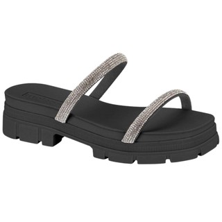 Sandalia Papete Moleca Brilho Tratorada Feminina Original em Oferta na Shopee