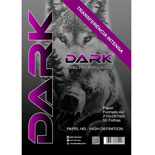 Papel Dark Decalque A4 Tattoo Tatuagem 25 Unidades