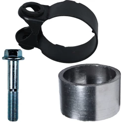 Abraçadeira braçadeira do escape CB300 XRE300 XR250 Tornado CB250F Twister com parafuso e guarnição do escapamento