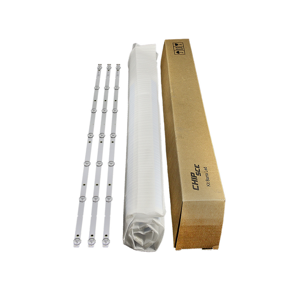 Kit com 3 Barras de Led TV Compatível com Philco 40 Polegadas Modelo PTV40E20 e PTV40E21 - Novas