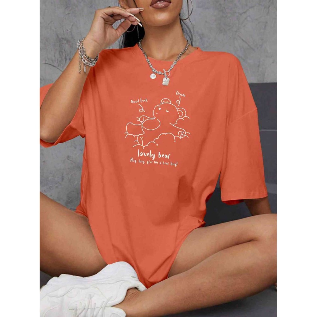 Camiseta Feminina Oversized Old School Aesthetic Tumblr Blusa Unissex Streetwear Camisa Bordada 