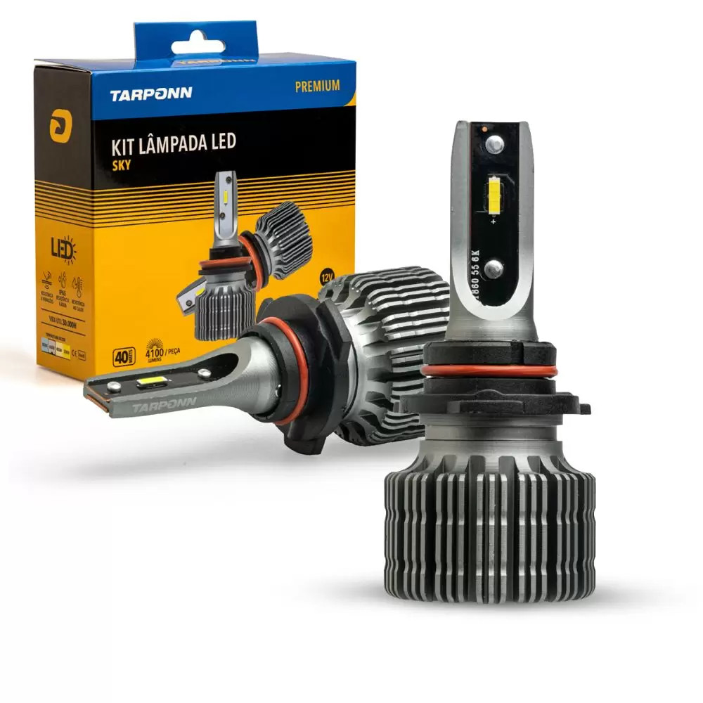 Kit Lampada Led Sky 4k Premium Hir2 40w 4100lm em Oferta na Shopee