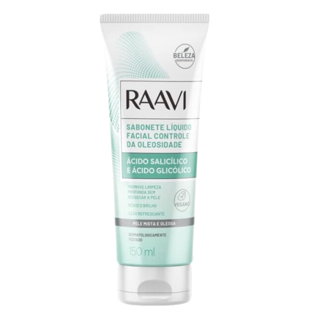 Sabonete Raavi Facial Controle da Oleosidade 150ml em Oferta na Shopee
