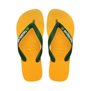 Sandália Havaianas Adulto Brasil Chinelo Amarelo Top em Oferta na Shopee