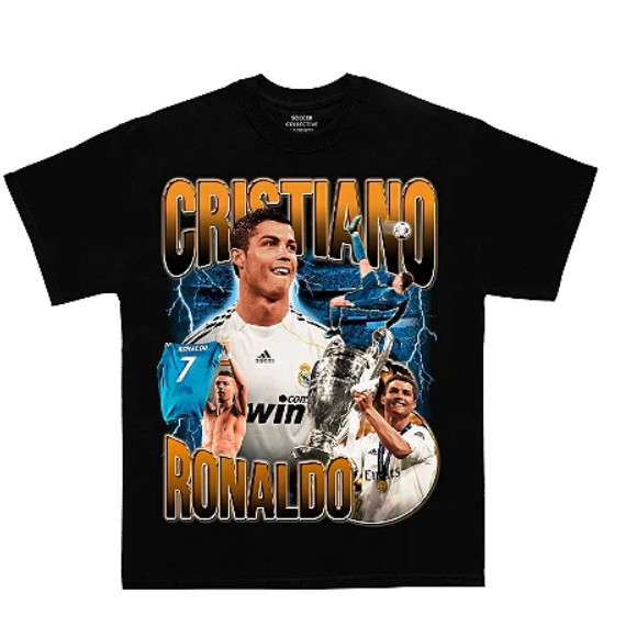Camiseta Camisa Blusa Unissex Algodão C Ronaldo Jogador Time !!