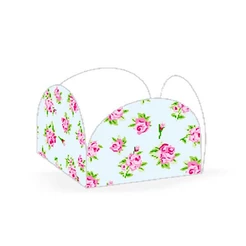 Forminhas para Doces 4 Pétalas Floral Azul 50 unidades NC Toys - Rizzo Distribuidora