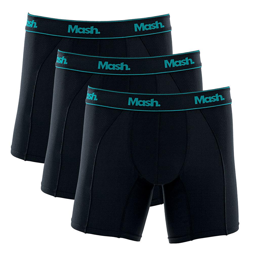 Kit 3 Cuecas Boxer Mash Microfibra Active 140.09 em Oferta na Shopee
