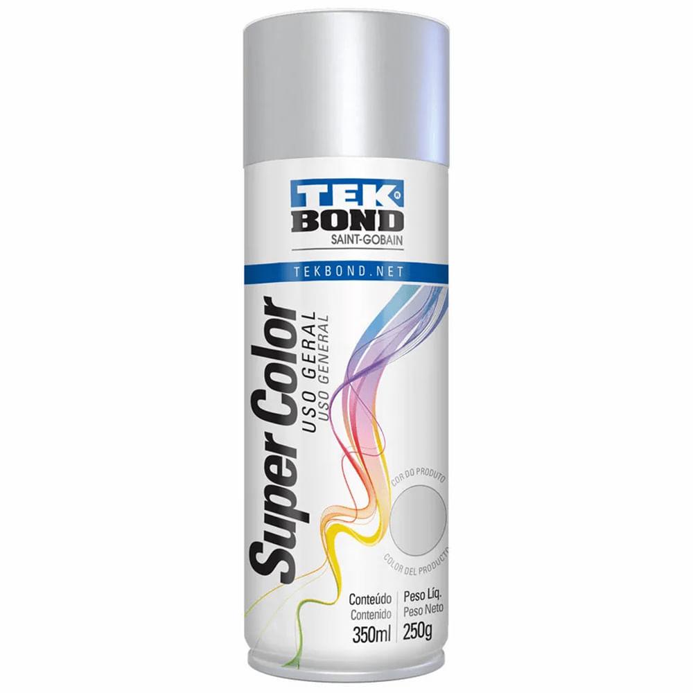 Tinta Spray Alumínio Uso Geral 350ml / 250g Tekbond TSU0948 - Spare Parts and Accessories for Vehicles