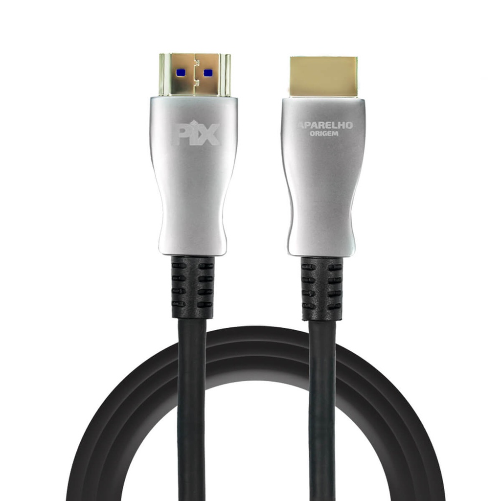 Cabo Hdmi Fibra 2.1 Dinâmico Hdr 4k 144hz 8k 120hz 50Metros