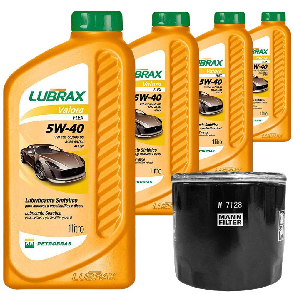 4 Óleo Sintético 5W40 Lubrax e Filtro MANN-FILTER Saveiro - Spare Parts and Accessories for Vehicles