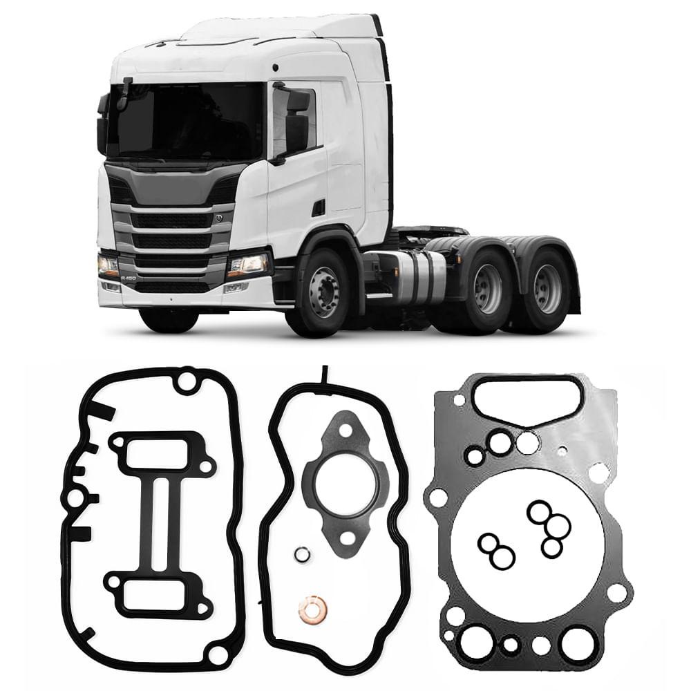 Jogo Junta Motor Monocilíndrico Scania R-450 Dc-13 24v