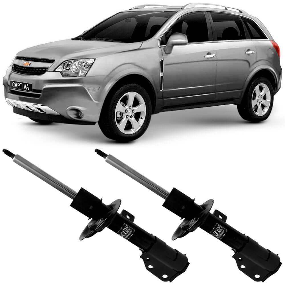 2 Amortecedor Chevrolet Captiva 2008 A 2016 Dianteiro Nakata em Oferta na Shopee
