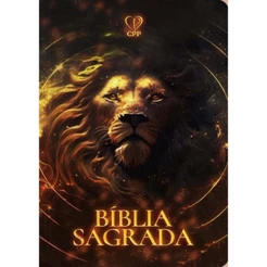 Bíblia Sagrada King James Atualizada | Slim | Letra Normal | Capa Dura | Leão Épico