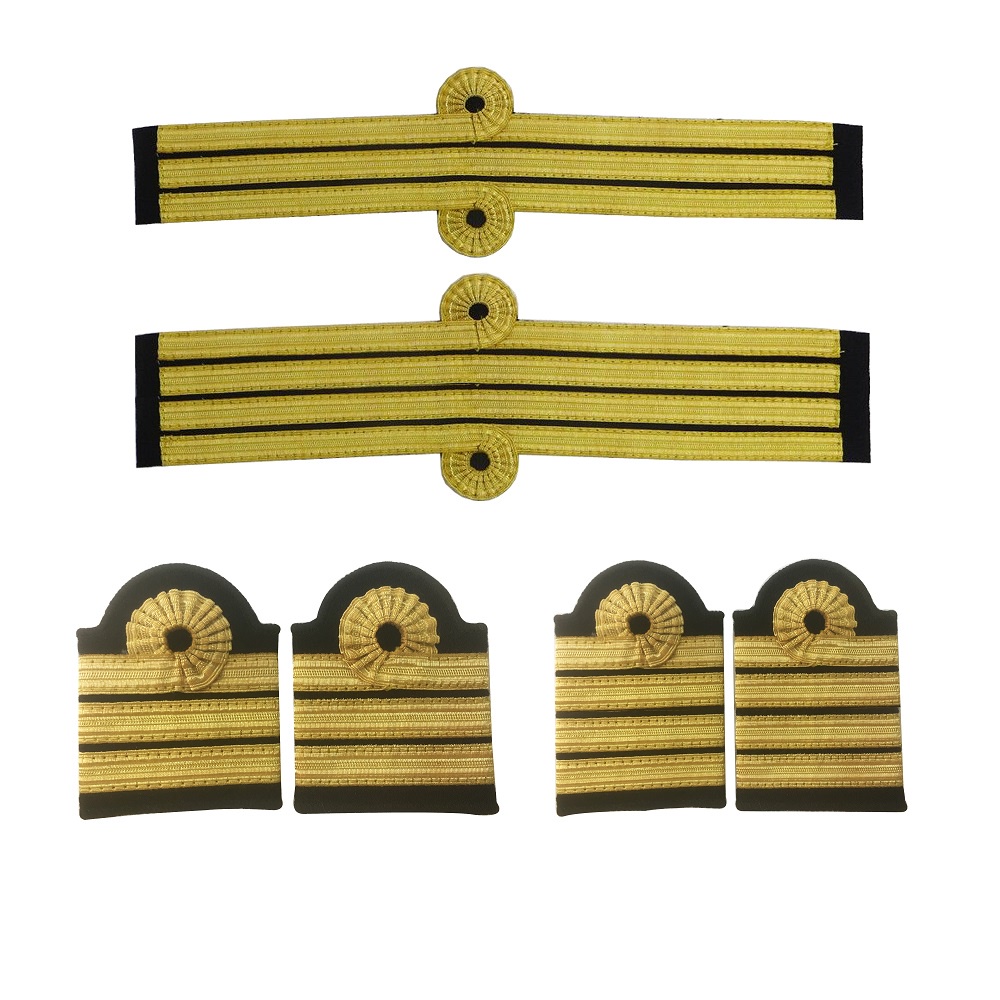 Dragonas De Trança De Ouro , Uniformes Artesanais De Aviação Piloto , Acessórios De Ombro Para Fantasia DIY