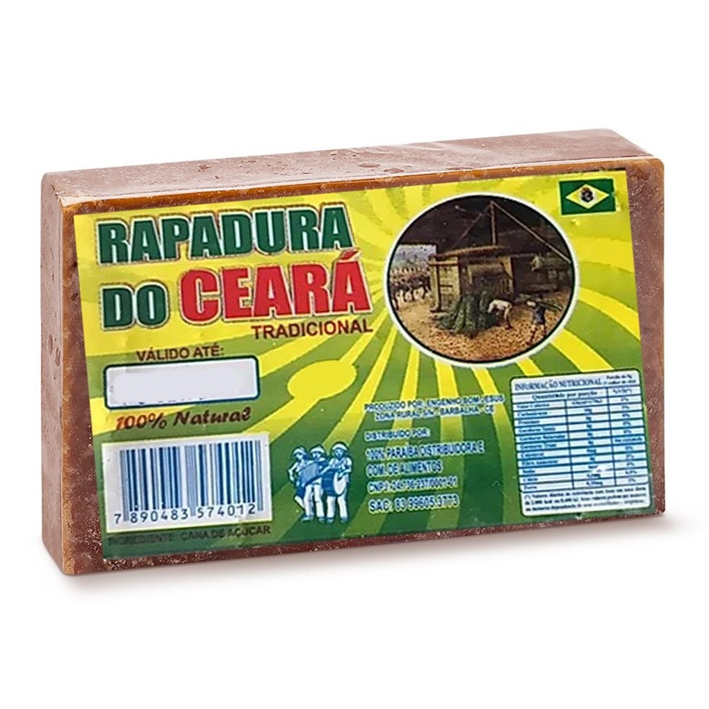 Rapadura Tradicional Do Ceará 1,5Kg em Oferta na Shopee