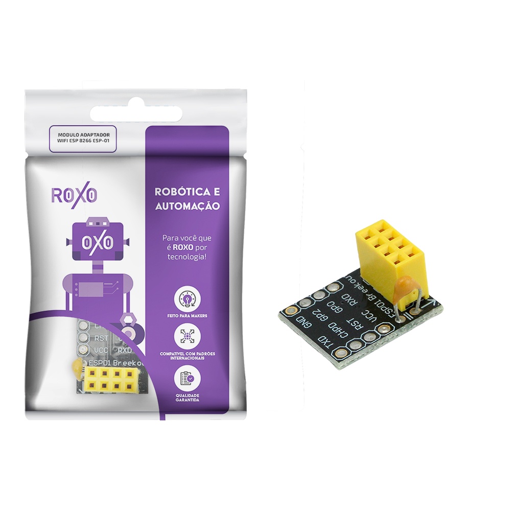 Adaptador Para Módulo Wi-fi Esp8266 Esp-01 - RoXo