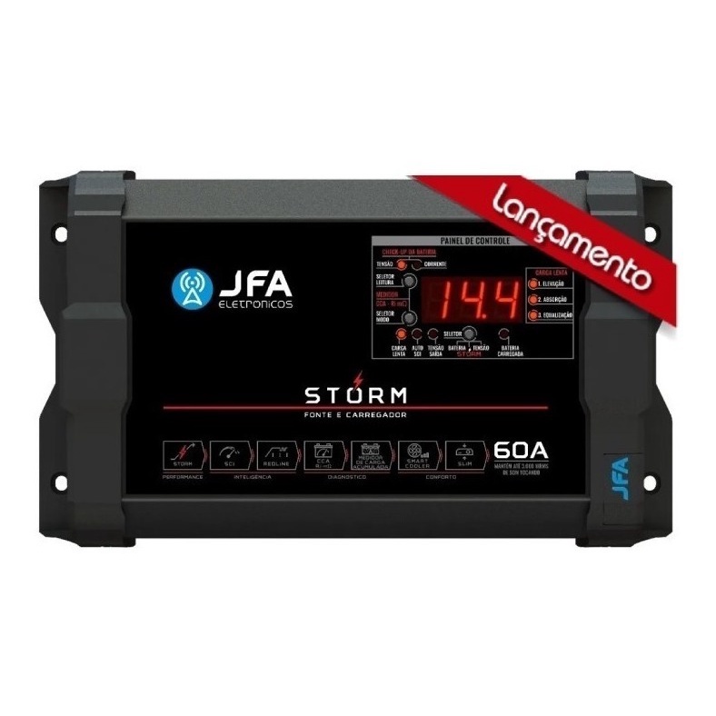Fonte Carregador 60a Jfa Inteligente 12 Volts