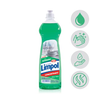 Detergente Concentrado Gel Aloe Vera Limpol 511G Bombril