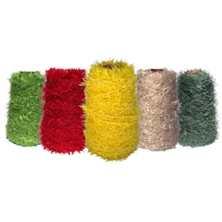 Barbante Franjão Felpulpo Decorar Peludinho 6 Fios 300gr em Oferta na Shopee