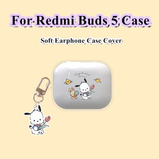 【 Original boutique 】 For Redmi Buds 5 Estojo Anime Desenho Animado Fresco Capa Da Caixa Do Fone De Ouvido Em Silicone Macio