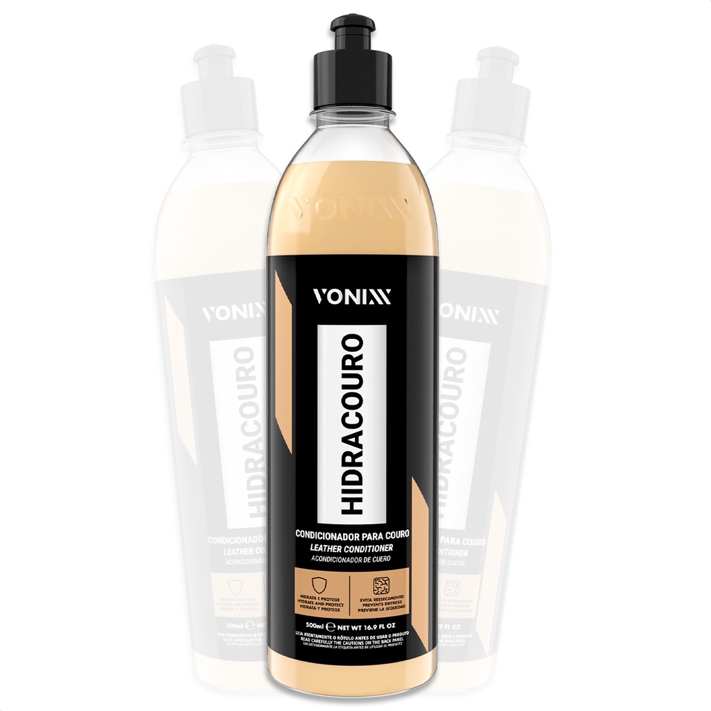 Limpador Hidratante de Couros Sofá Estofados Assentos Bancos - Hidracouro 500ml Vonixx em Oferta na Shopee