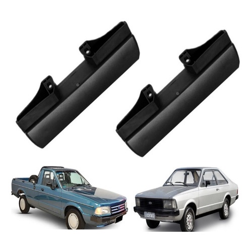 Par Puxador Porta / Descansa Braco Plastico Corcel Belina em Oferta na Shopee