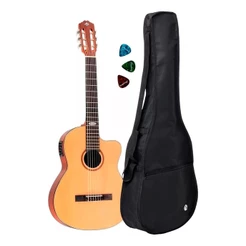 Violao Strinberg Sc200c Ns Natural Fosco Kit Capa Reforcada