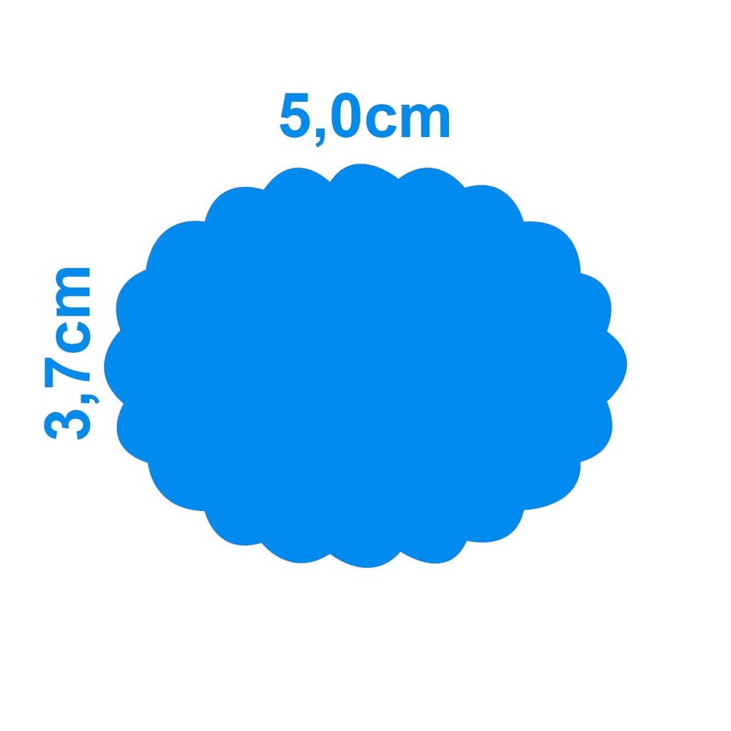 Furador Make+ - Extra Gigante Oval Escalope (Papel e EVA) em Oferta na Shopee