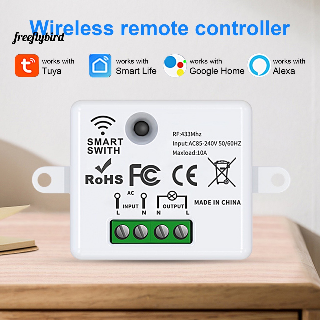 F.Z Wireless Switch Voice-Control Aparelho De Controle Remoto WiFi De Contagem Regressiva Inteligente De Disjuntor Para Casa