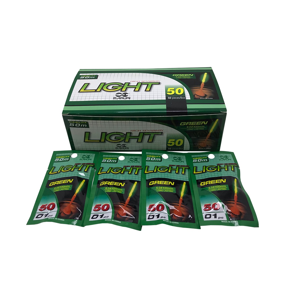 Luz Quimica Luminoso Maruri 50mm Light Stick Com 20 Pçs