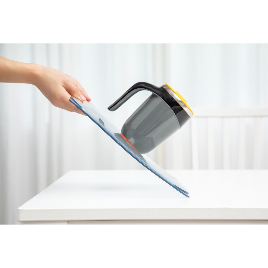 Garrafa térmica Tendência 500ML criativa caneca sem derramamento com alça e com tampa de caneca