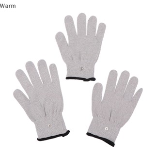 Luvas De Eletrodo De Fibra De Prata Condutiva Warm 1Pair Pads Eletroterapia Massagem Para Casa