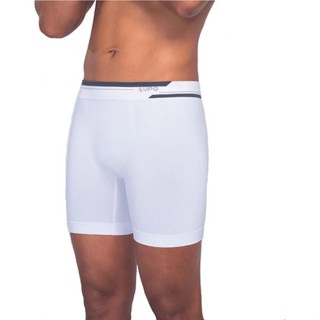 Cueca Box Boxer Alongada Sem Costura Microfibra Lupo