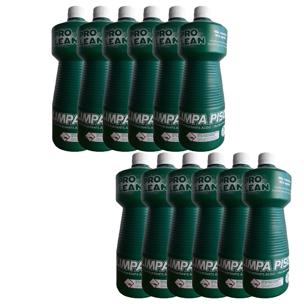 Kit 12 Unidades Limpa Piso 1 Litro Proclean em Oferta na Shopee