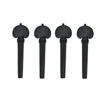 Cravelha Para Violoncelo 4/4 Dominante Ebano Kit com 4 unidades