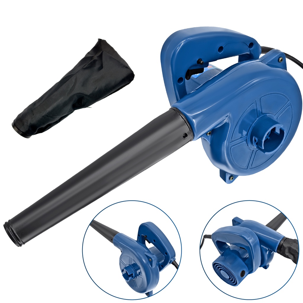 Soprador Aspirador Elétrico Folhas Jardim Carro Coletor