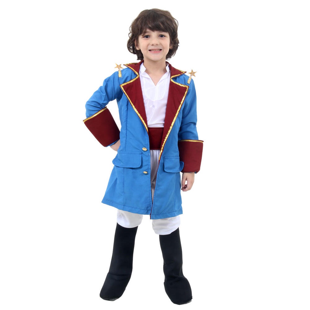 Fantasia Pequeno Príncipe Casaco Infantil Com Botas - O Pequeno Príncipe