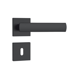 Fechadura Interna 813/35 Roseta Quadrada Preto Fosco Stam