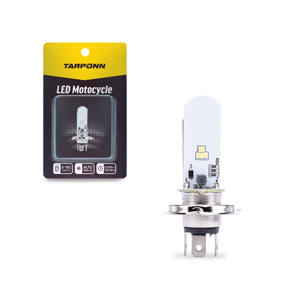 Lâmpada Led Motocycle Slim Smd H4 Moto Xre 300 Fan Titan 125 em Oferta na Shopee