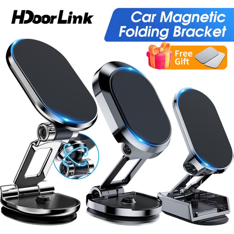 HdoorLink Suporte Magnético Para Telefone De Carro Smartphone Móvel GPS Celular iP/hone 14 13 12 Pro Max Huawei Samsung