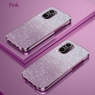 Para Xiaomi POCO F3 Caixa À Prova De Choque TPU De Telefone Com Glitter Eletroplatado F3 Tampa Traseira em Oferta na Shopee