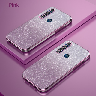Para A Motorola Moto G8 Plus Caixa À Prova De Choque TPU Glitter Eletroplated Phone Casing Tampa Traseira Da G8Plus em Oferta na Shopee