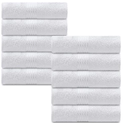 Kit 10 Toalhas Rosto Para Salão de Beleza Spa Hotel Manicure 50x80cm Dohler - BF Casa