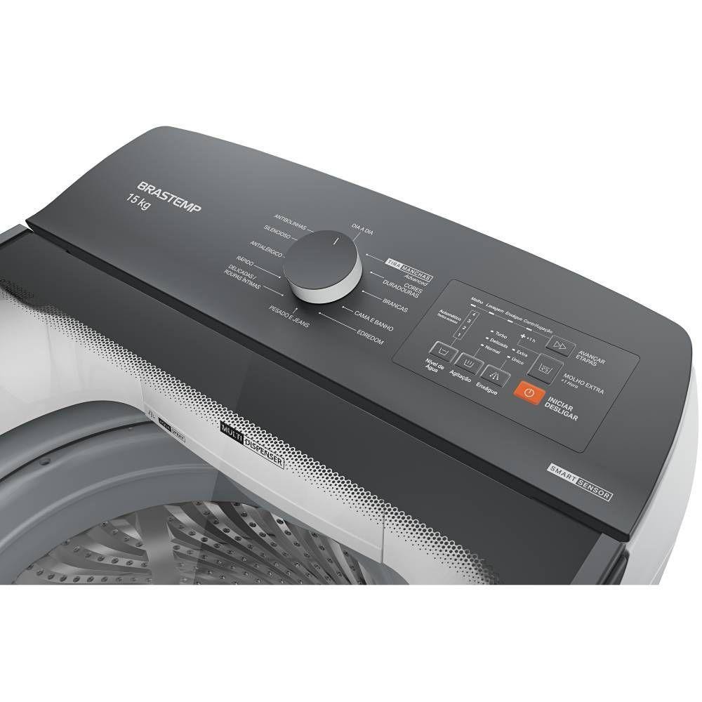 Detalhes do Lavadora de Roupas Brastemp Advanced Smart 15Kg Branca 220V BWF15AB